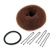 CONAIR Bun Maker 6-PC SET Brown One Bunmaker One Ponytailer  4 Hairpins SEALED