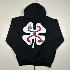 Flogging Molly Punk Band Full Zip Hoodie Sweatshirt Size Medium Album Tour Music