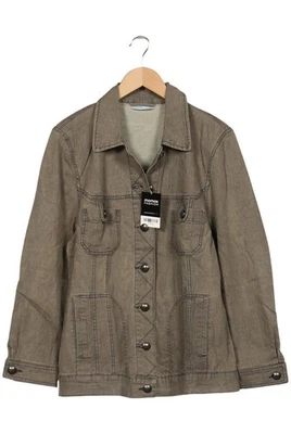 Chaqueta Ulla Popken mujer chaqueta anorak abrigo corto talla 44 algodón marrón #sn77vag - Imagen 1 de 4