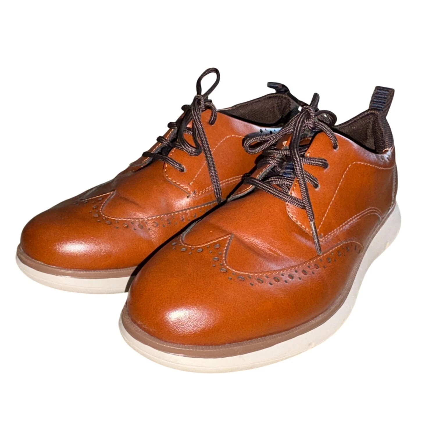 JORDAN Scarpe Oxford Nunn Bush da uomo con punta ad ala Stance 8M ottime condizioni