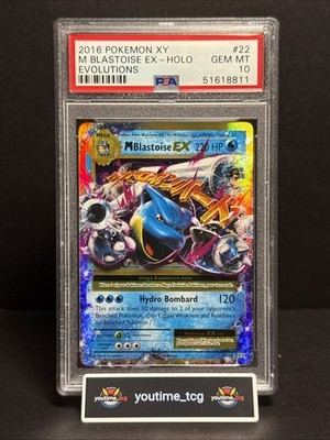 2016 Pokemon Xy Evolutions M Blastoise Ex #22 PSA 10 | eBay