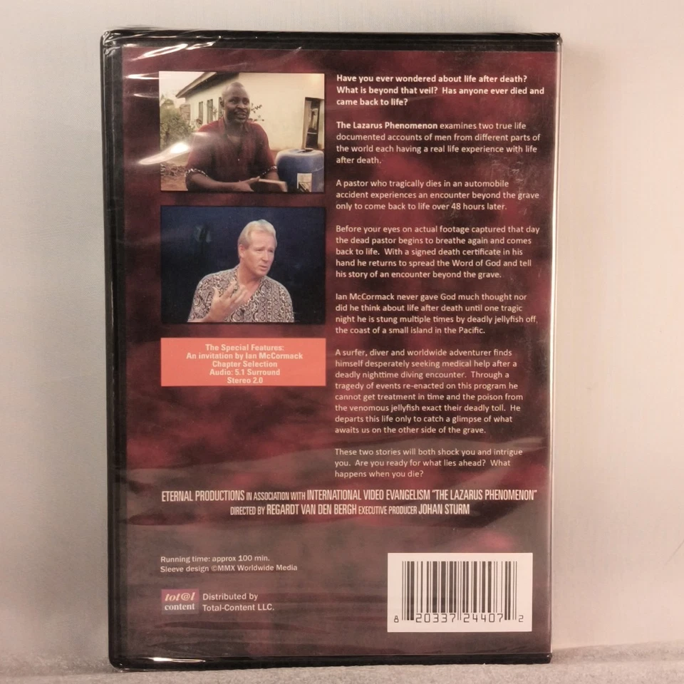 The Lazarus Phenomenon: A Glimpse of Eternity (DVD, 2010) NEW Sealed - Image 2 of 4