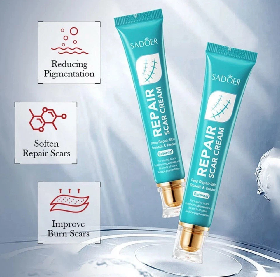 Scar Removal Cream 20g Deep Repair Gel Smooth Tender Face Body Treatment UK SELL - Image 2 of 4