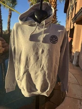 HIC Hawaiian Island Creation Hoodie Pullover Mens Size L Gray Sweatshirt