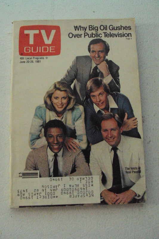 TV Guide, Real People, June 1981, Why Big Oil Gushes over Public TV