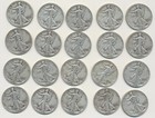 Roll of 1942 90% Silver Walking Liberty Half Dollars -Roll of 20 -$10 Face Value — photo 1