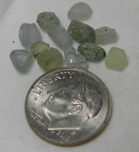10.00Ct or 2.00g Montana - USA 100% Natural Rough Raw Uncut Sapphire 4mm to 6mm - Picture 2 of 2