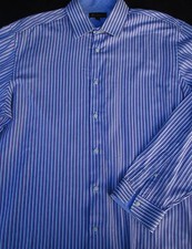 Ben Sherman Mens Button Front Long Sleeve Cotton Stripe Shirt 17