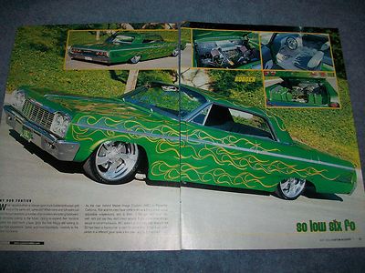 1964 Chevy Impala SS Custom Article ''So Low Six Fo''