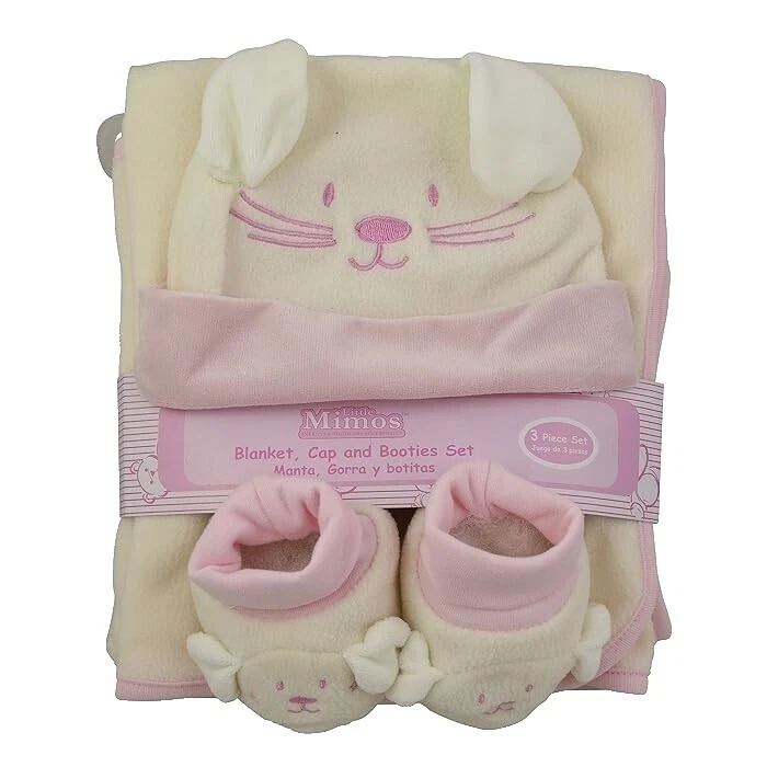 Cobertor de bebê meninas Bordado Berçário Conjuntos