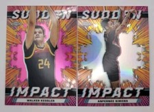 Kessler & Simons 2024 Topps Chrome Basketball Sudden Impact Insert 2 Card Lot