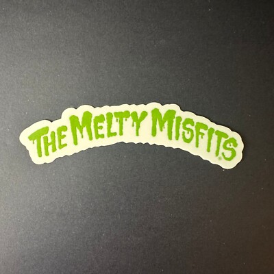 THE MELTY MISFITS GREEN STICKER 4.5'' Garbage Pail Kids