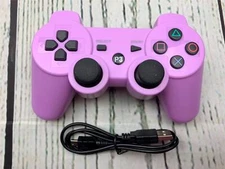 Wireless Controller Dual Vibration Bluetooth Joystick Purple