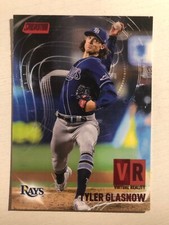 2021 Topps Stadium Club Virtual Reality Red Parallel Tyler Glasnow VR19