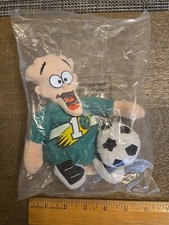 New Mega 1998 Warheads Wally Dudes Mascot Stuffed Soccer Plush In Bag See All