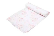 5V NWT ANGEL DEAR Bamboo FLORAL GIRAFFE SWADDLE Receiving Crib Blankets