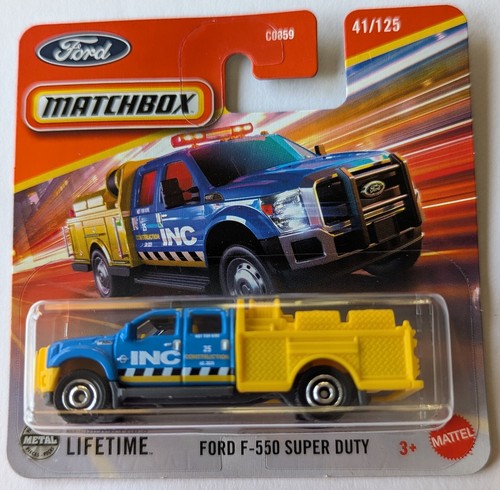 Matchbox 2025 Basics (Case B) Short Card | Ford F-550 Super Duty | # 41/125