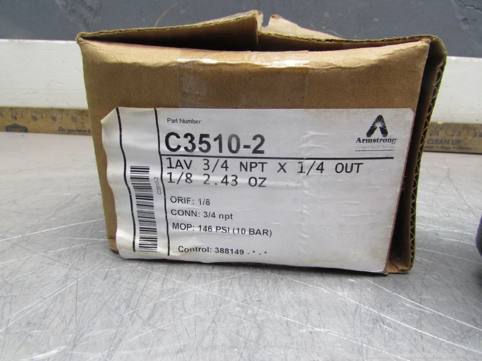 Armstrong C3510-2 ,Air Vent Free Floating Lever, 3/4", 1/8" ORIFACE, NIB! OFFERS - Image 2 of 4