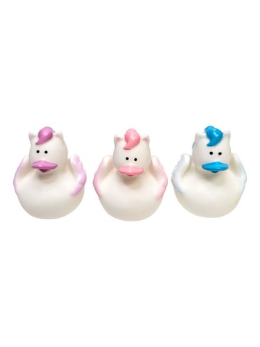 Pegasus Rubber Ducks (2") (12 Pack) Fun Fantasy Play and Carnival Game Prize. - Picture 2 of 5