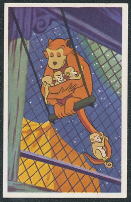 1956 RICH'S COFFEE WALT DISNEY LADY BAMBI DUMBO DANISH TRADING CARD #172 EX/MT