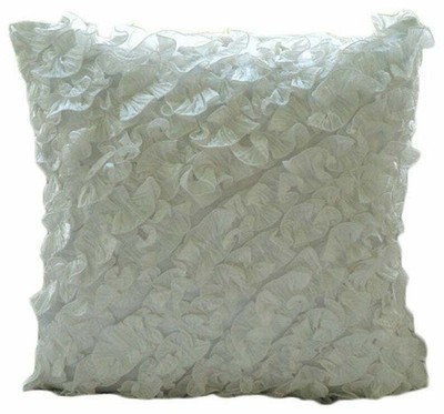 ruffle decorative pillow