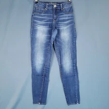 Maurices Youth Teens Denim Pants High Rise Skinny Leg Blue Size XS-R
