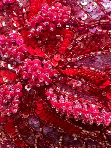 Karen Millen Beaded Cerise Halter Neck size 8 - Picture 3 of 10