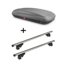 Dachbox VDP-BA400+Dachtr&auml;ger VDPLION2 f&uuml;r f&uuml;r Mercedes GLK (X204) (5 T&uuml;rer) 08-1