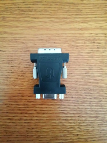 Foxconn DVI-I 24+5 Pin Male DVI to Female VGA Video Adapter, Black - Picture 3 of 8