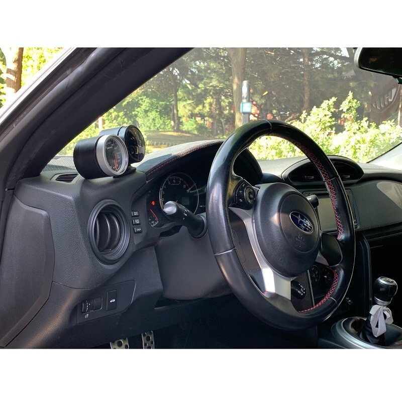86 FRS BRZ Dual Gauge Pod for 60mm Aftermarket Gauges (Stickon/Dash