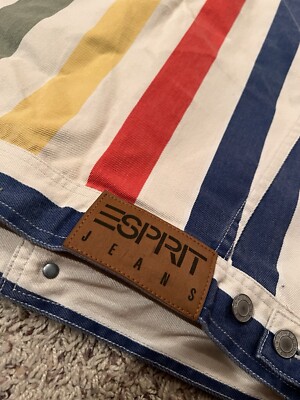 Vintage Esprit Denim Jacket And Shorts Combo Size Large 80s Vintage Esprit Denim Jacket And Shorts Combo Size Large 80s