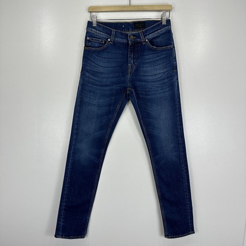 Tiger of Sweden Evolve Jeans Men W28 L29 Blue Slim Tapered Stretch Denim Vintage - Picture 7 of 15