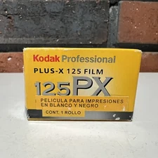 1 Roll Kodak Professional Plus-X 125 Film 125PX Black &White Expired 08 36EXP