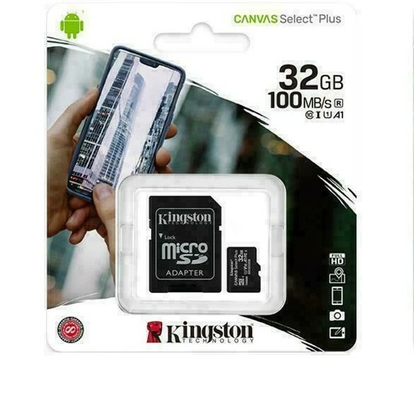 Kingston Micro SD Card 16,32,64GBClass 10 SDHC SDXC Phone Memory & Adapter - Image 3 of 4