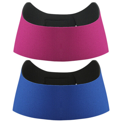  2 Pcs Wasser Schweißabsorbierendes Gehörschutz-Stirnband Mann