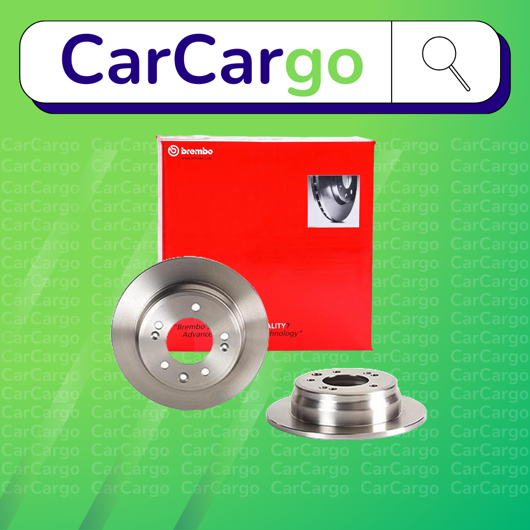 Brembo Solid Rear Brake Discs Pair For Kia Sportage 2.0 CVVT 2010-2015 262 mm