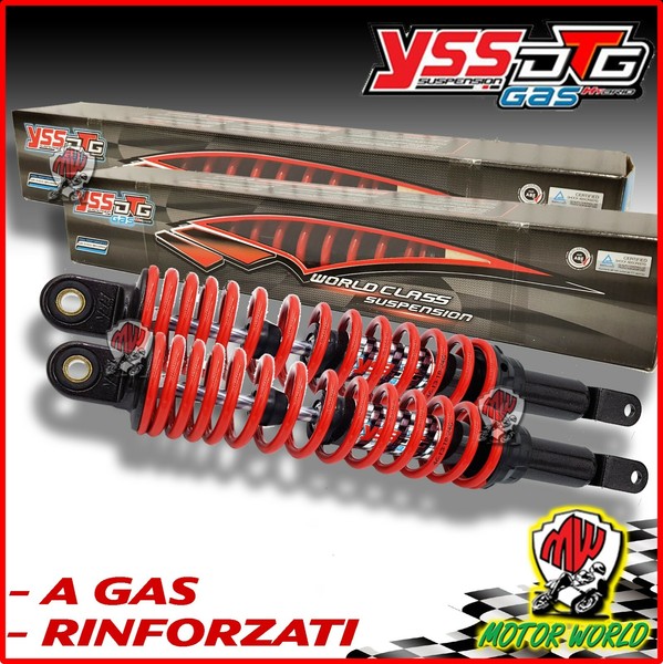 Yss Paar Hintere StoßDäMpfer Gas Honda Jazz 250 2001 2002 2003 2004 Rot-image
