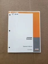 Case CX225SR Excavator Factory Operators Manual
