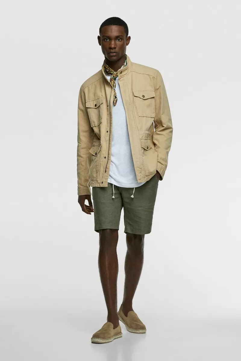 Zara man hotsell army jacket