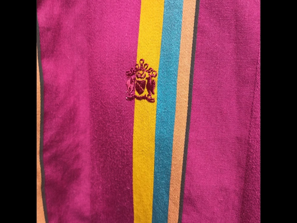 Camisa de vestir vintage de diseñador para hombre años 70 80. Oleg Cassini.Todo algodón. Puños franceses. Foto 4 de 4