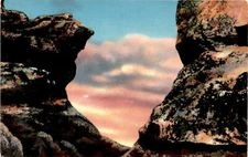 Rock City Gardens Lookout Mountain Sentinel Rock Tennessee River Valley Postcard