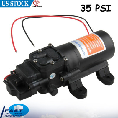 #ad 12V Self Priming Water Pressure Diaphragm Pump 35 PSI for Boat Marine RV Yacht $32.59