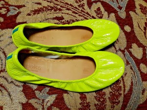 neon ballet flats