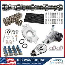 Sloppy Stage 2 Complete Camshaft Lifters Springs for Chevy GM 4.8 5.3 6.0 6.2 LS