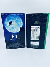 E.T. ET The Extra Terrestrial VHS-1982-Rare Green and Black Tape Spielberg