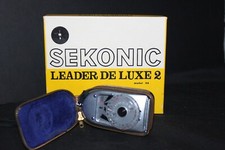 Rare Sekonic Leader Deluxe-2 Model 36 Exposure Meter W/Box JAPAN Near MINT 