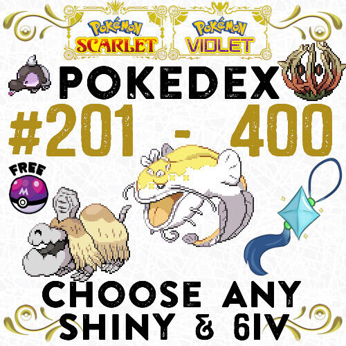 Pokemon Scarlet and Violet  Shiny Pokemon List (Shiny Pokedex