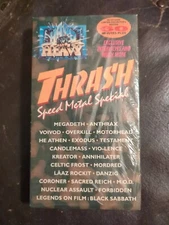VINTAGE HARD N HEAVY THRASH SPEED METAL SPECIAL 1992 VHS New Sealed Mint. 