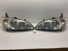 2004 2005 Honda Civic Pair Right Left Side Halogen Headlights Oem 04 05