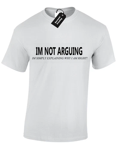 Im Not Arguing Amusing Geek Simply Explaining Why Unisex T-Shirt - Picture 9 of 9